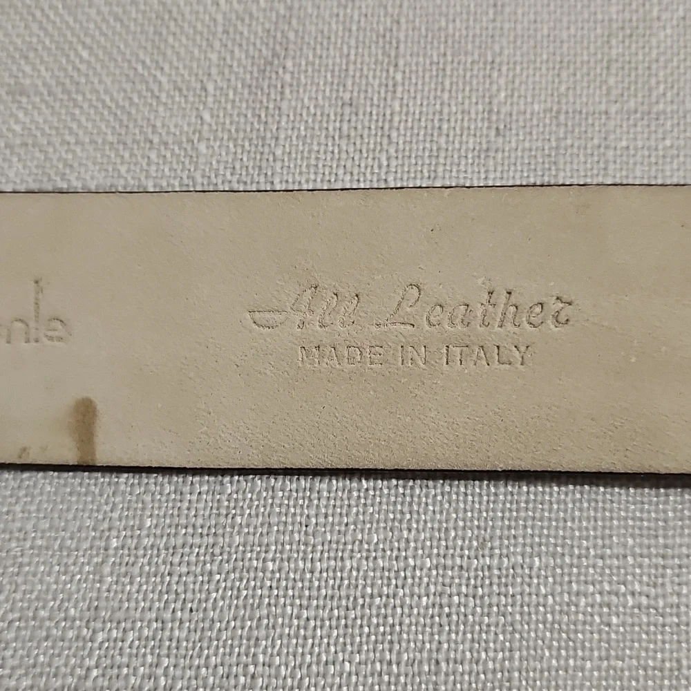 Paolo Da Ponte Men's Italian Leather Belt 40